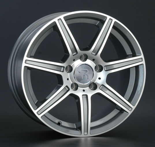 фото диска Replica Replay R16 ET33 DIA66,6 PCD:5/112 темно-серебристый с полировкой по лицевой части