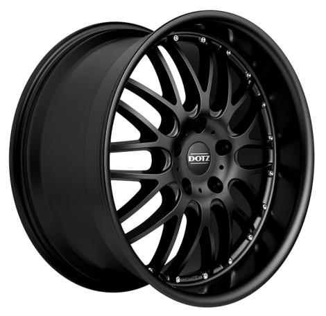 фото диска DOTZ R16 ET15 DIA65,1 PCD:4/108 черный матовый