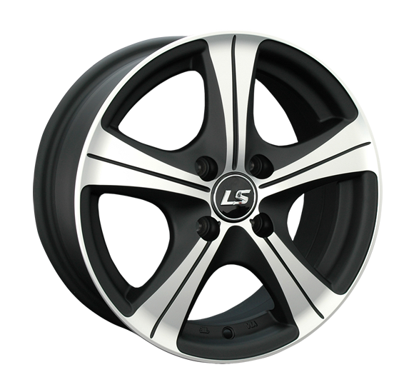 фото диска LS R14 ET35 DIA58,6 PCD:4/98 черный матовый полированный