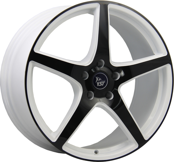 фото диска YST R16 ET52 DIA54,1 PCD:4/100 белый+черный