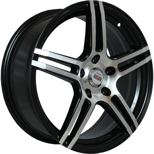 фото диска Alcasta R16 ET45 DIA60,1 PCD:5/114,3 черный полированный