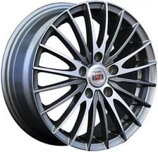 фото диска Alcasta R15 ET45 DIA67,1 PCD:5/114,3 насыщенный темно-серый полированный