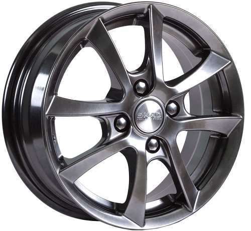 фото диска СКАД R14 ET38 DIA67,1 PCD:4/100 Серый тёмный