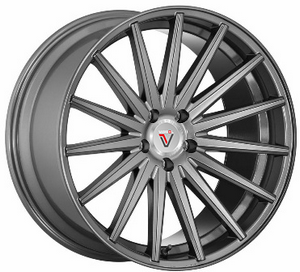 фото диска VISSOL R22 ET50 DIA71,6 PCD:5/130 БЛЕСТЯШИЙ ГРАФИТОВЫЙ
