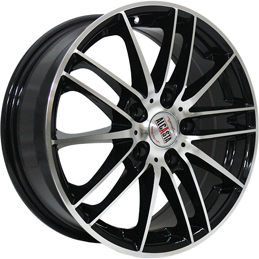 фото диска Alcasta R15 ET50 DIA60,1 PCD:4/100 черный полированный