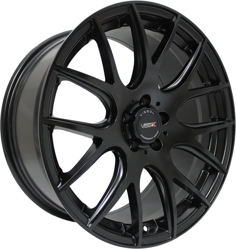 фото диска VISSOL R18 ET40 DIA66,6 PCD:5/112 Сатиновый черный